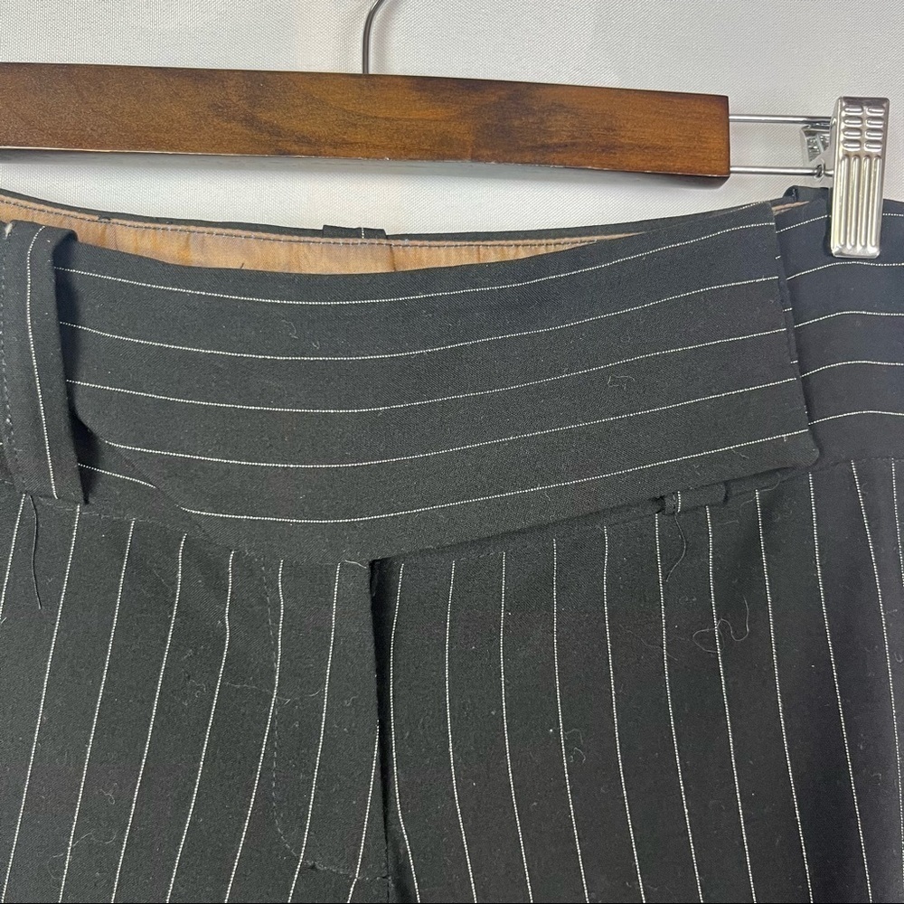 Necessary Objects Y2k Black Pin Stripe Dress Pant… - image 3